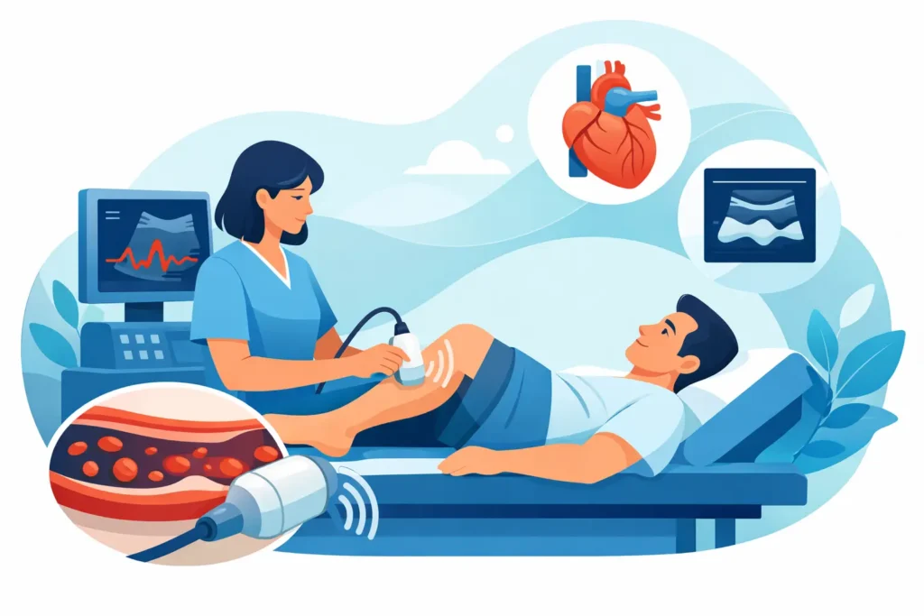 Preparo para exame Doppler vascular